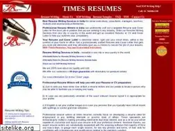 Sites similar to timesresumes.com
