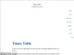 Sites similar to timestable.net