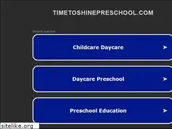 Sites similar to timetoshinepreschool.com