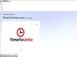Sites similar to timetounite.com