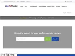 Sites similar to timewebhosting.com