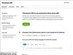 Sites similar to timezoneapi.io
