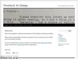 Sites similar to timgloege.com