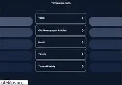 Sites similar to timkainu.com