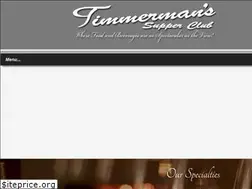 Sites similar to timmermanssupperclub.com