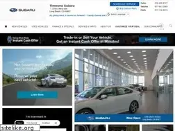 Sites similar to timmonssubaru.com