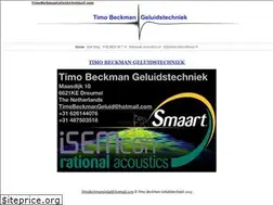 Sites similar to timobeckmangeluidstechniek.nl