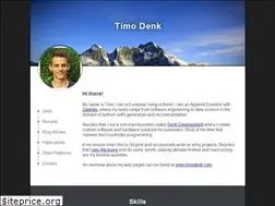 Sites similar to timodenk.com