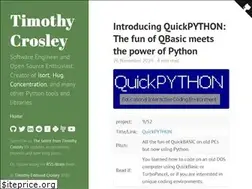 Sites similar to timothycrosley.com