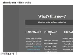 Sites similar to timothyday.com