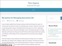 Sites similar to timothygarris.com