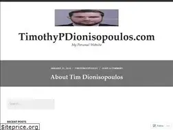 Sites similar to timothypdionisopoulos.com