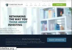 Sites similar to timothyplan.com