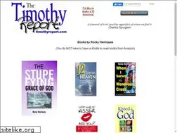 Sites similar to timothyreport.com