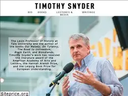 Sites similar to timothysnyder.org