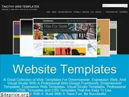 Sites similar to timothytemplates.com