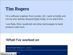 Sites similar to timrogers.uk