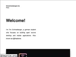 Sites similar to timschneeberger.me