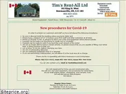 Sites similar to timsrentall.com