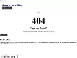 Sites similar to timswell.com