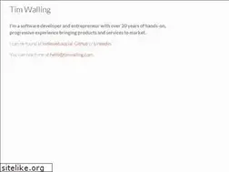Sites similar to timwalling.com
