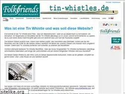 Sites similar to tin-whistles.de
