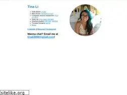 Sites similar to tina98.github.io