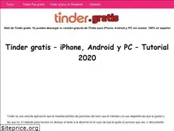 Sites similar to tinder.gratis