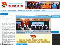 Sites similar to tinhdoanhatinh.vn