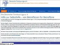 Sites similar to tinnitus-liga.de