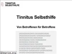 Sites similar to tinnitus-selbsthilfe.org