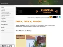 Sites similar to tinnitushoerspiele.de