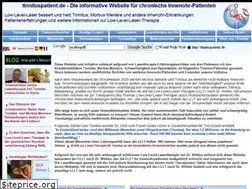 Sites similar to tinnituspatient.de