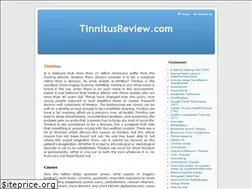 Sites similar to tinnitusreview.com