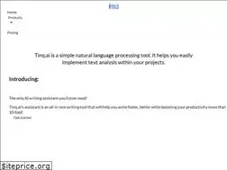 Sites similar to tinq.ai