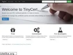 Sites similar to tinycert.org