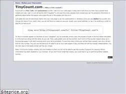 Sites similar to tinycount.com