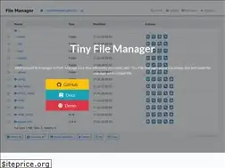 Sites similar to tinyfilemanager.github.io