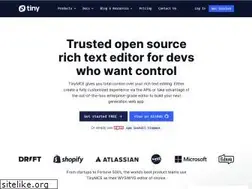 Sites similar to tinymce.com