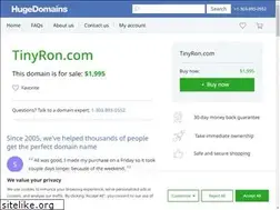 Sites similar to tinyron.com