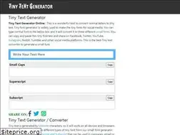 Sites similar to tinytextgenerator.com