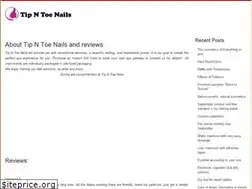 Sites similar to tipntoenails.com