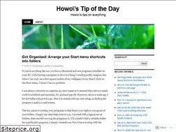 Sites similar to tipoftheday.wordpress.com