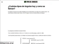Sites similar to tiposdeangulos.com