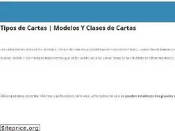 Sites similar to tiposdecartas.com