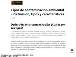 Sites similar to tiposdecontaminacion.net