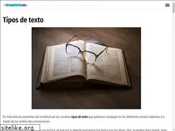 Sites similar to tiposdetexto.org