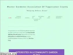 Sites similar to tippecanoemastergardener.org