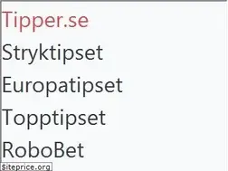 Sites similar to tipper.se