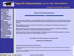 Sites similar to tipps-fuer-doktorarbeiten.de
